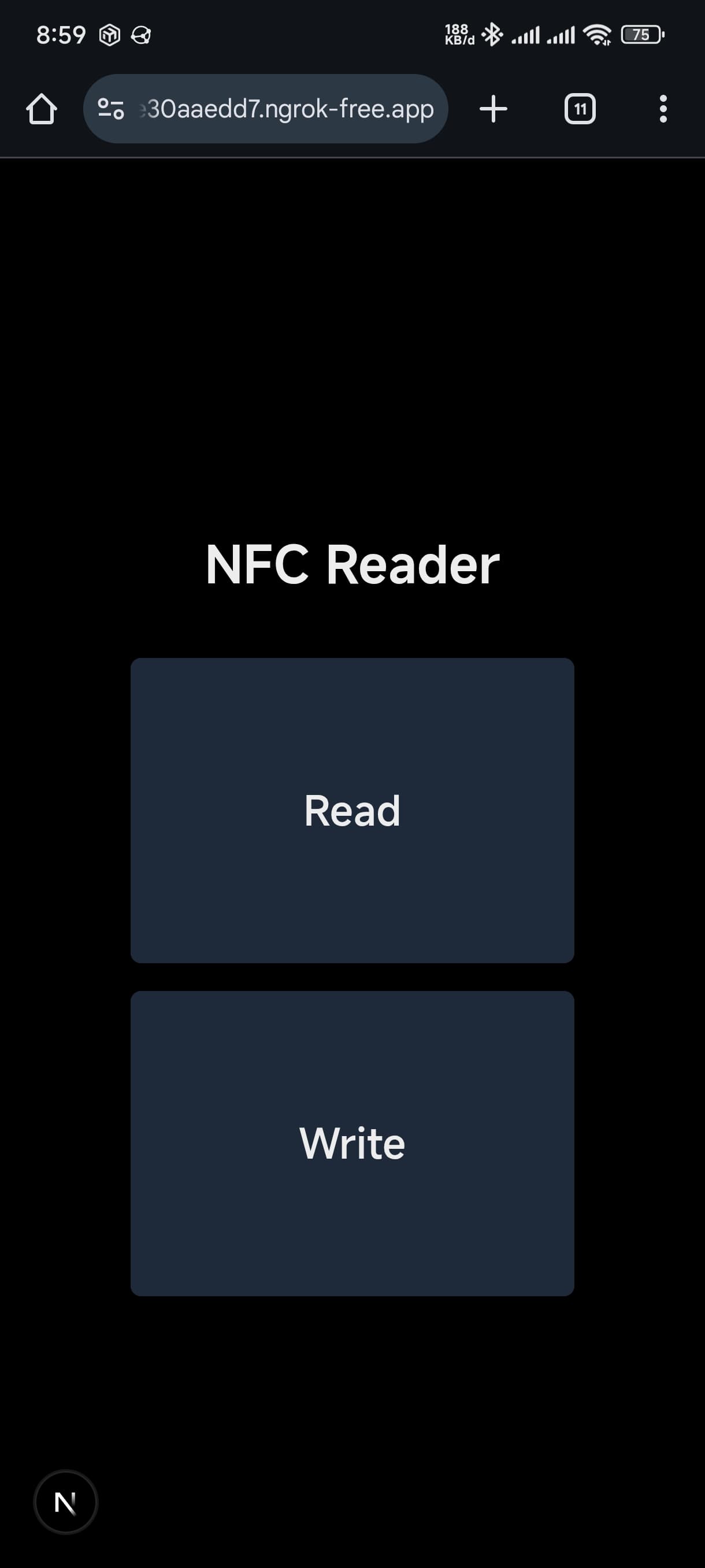 NFC Card Read & Write