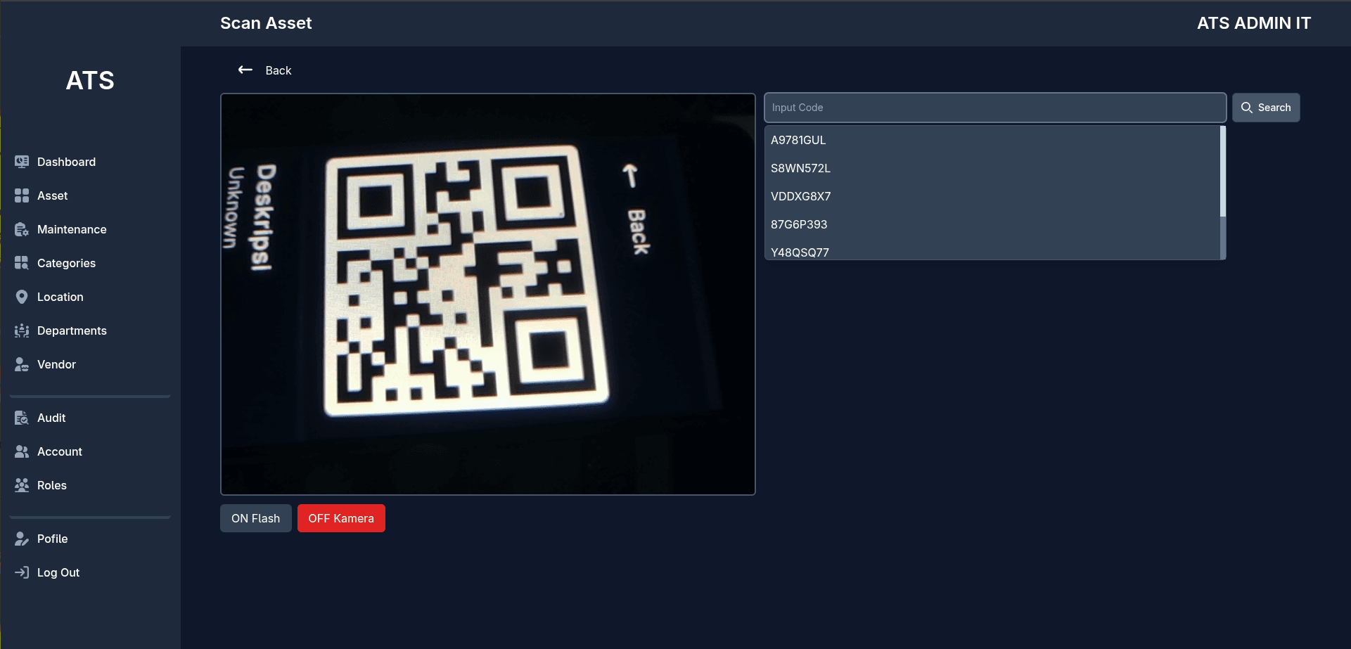 ATS Asset Tracking System 3