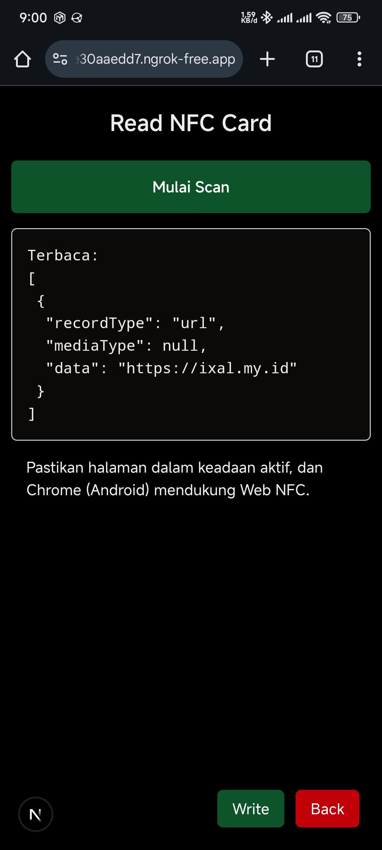 NFC Card Read & Write 3