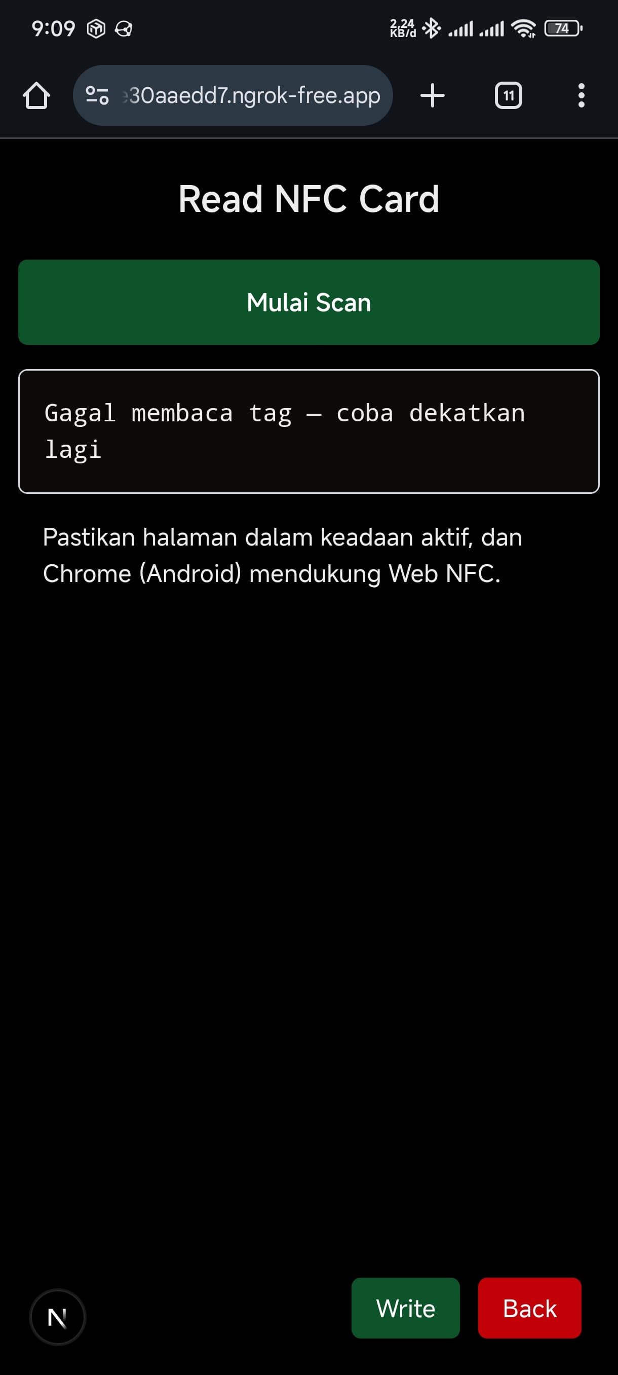 NFC Card Read & Write 2