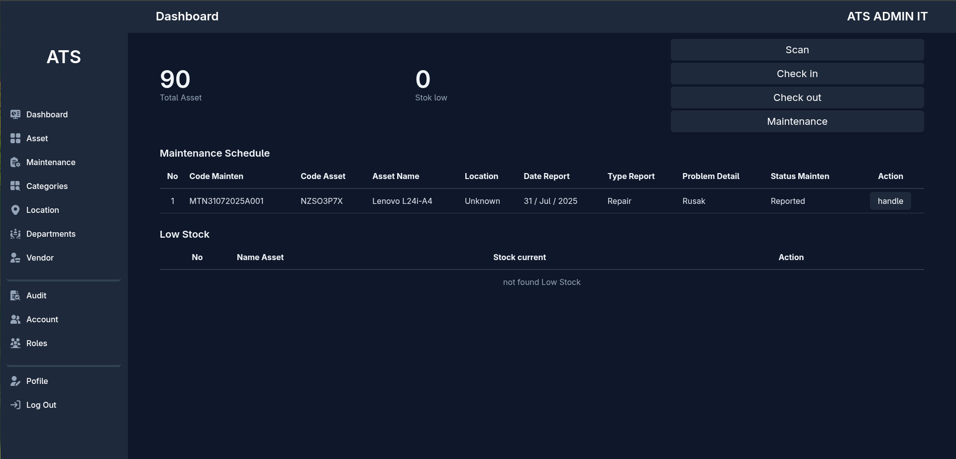 ATS Asset Tracking System preview 2
