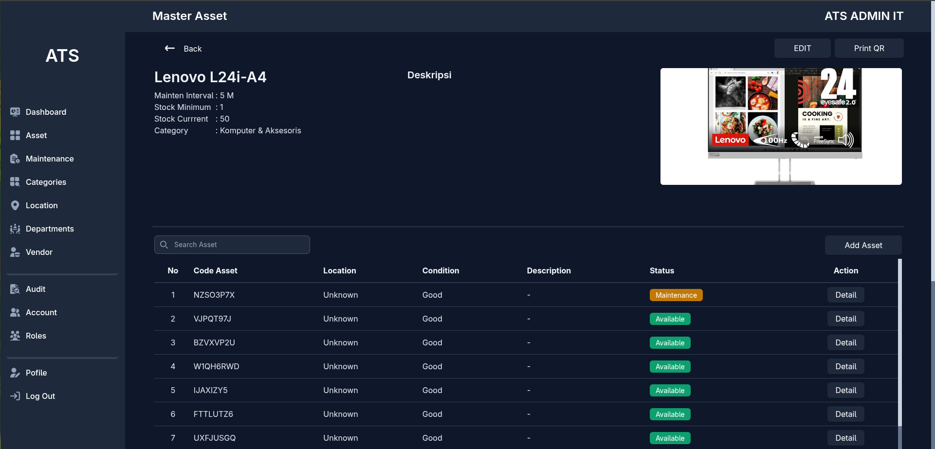 ATS Asset Tracking System preview 3