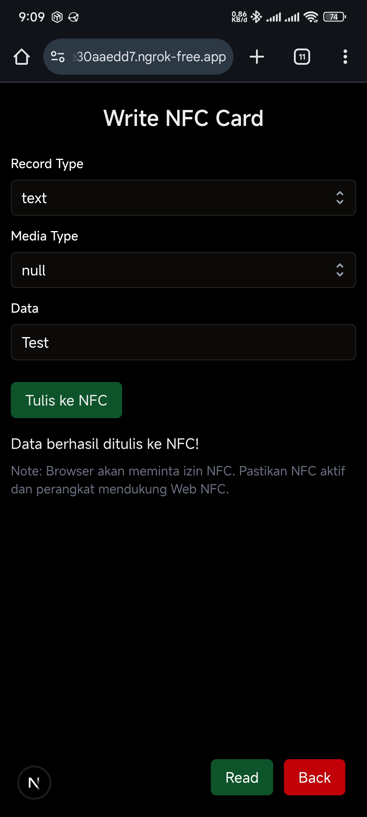 NFC Card Read & Write preview 8